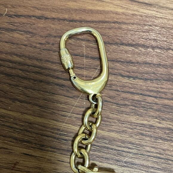 Salvatore Ferragamo Vintage Gold Tone Shoe Shaped Keyring or Bag Charm. - Picture 3 of 7